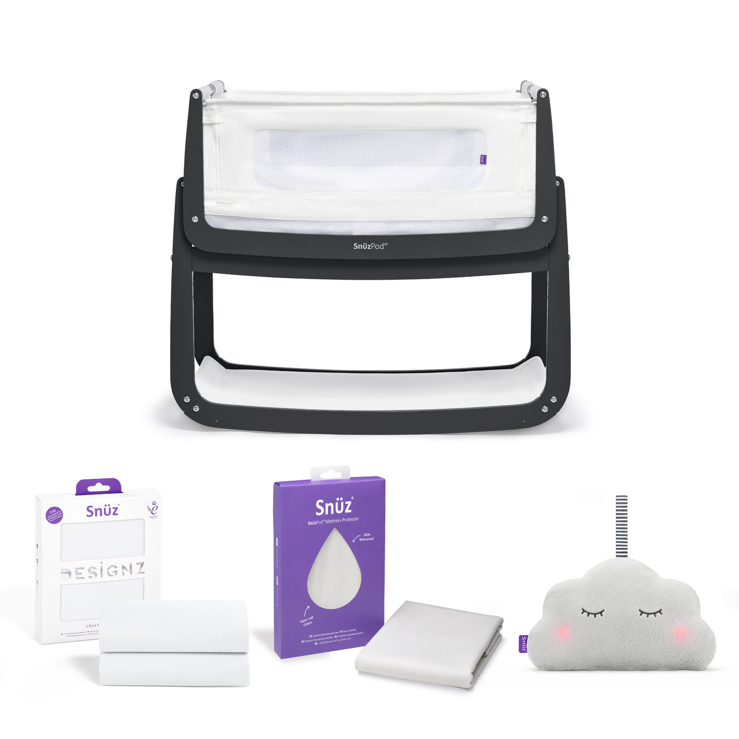 Snüz SnuzPod⁴ Bedside Crib Starter Bundle