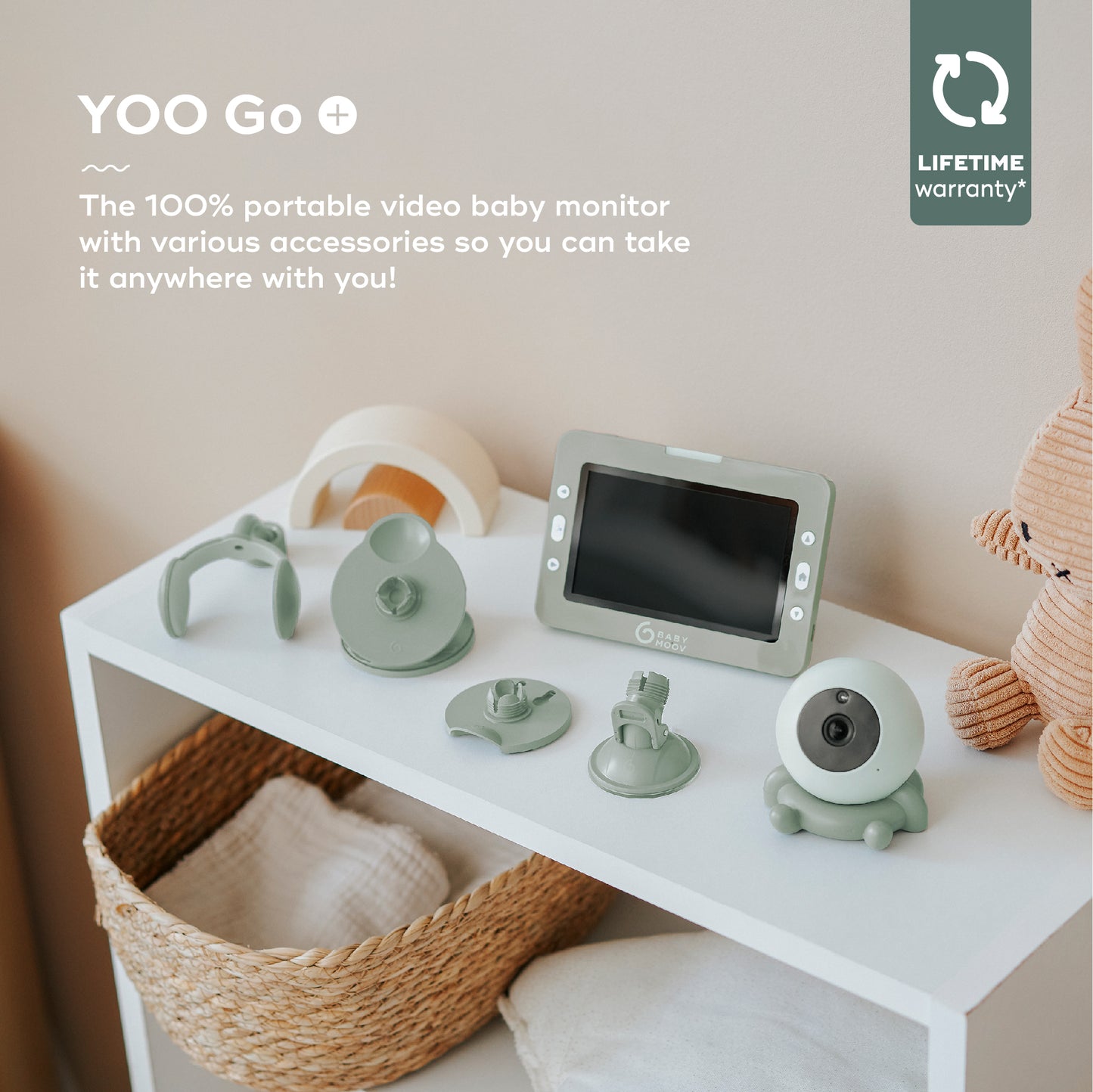 Babymoov Yoo Go Plus Video Baby Monitor