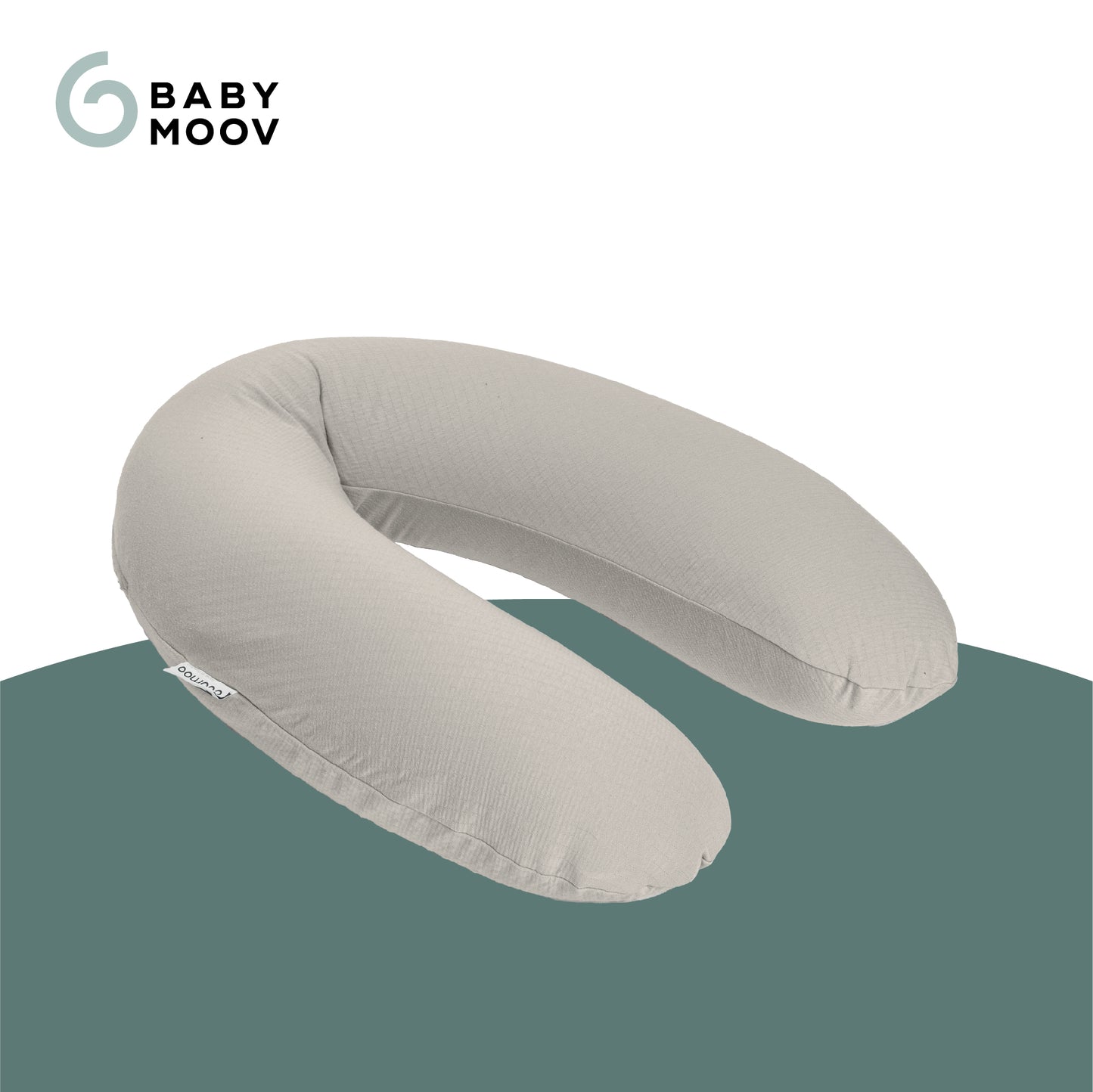 Babymoov Doomoo Muslin Jersey Maternity Pillow - Sand