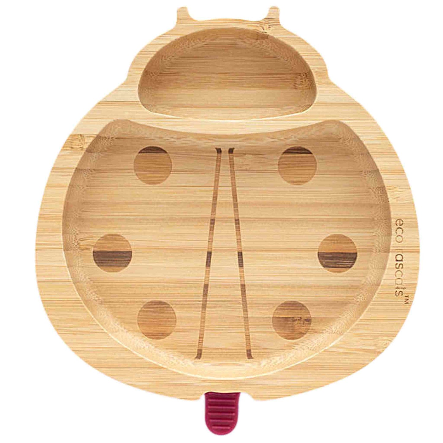 Eco Rascals Bamboo Suction Plate - Ladybird