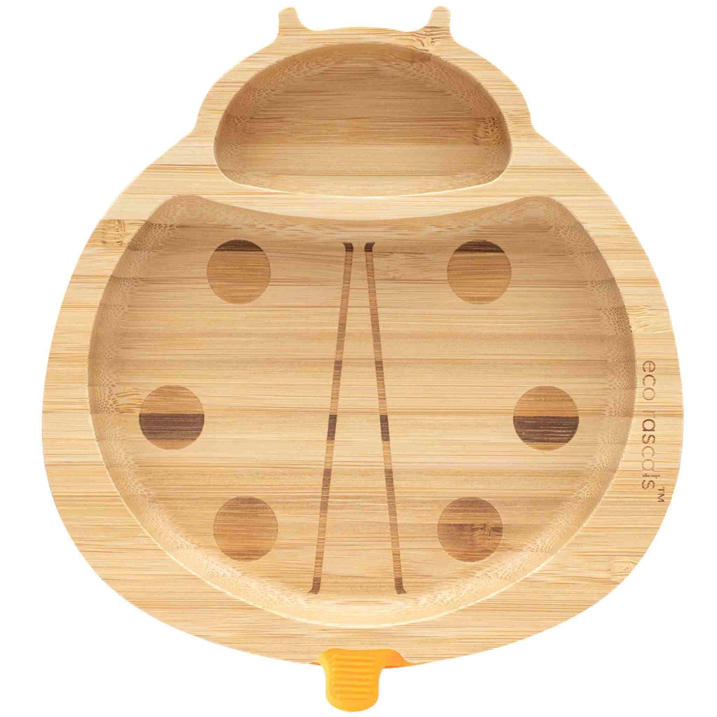 Eco Rascals Bamboo Suction Plate - Ladybird