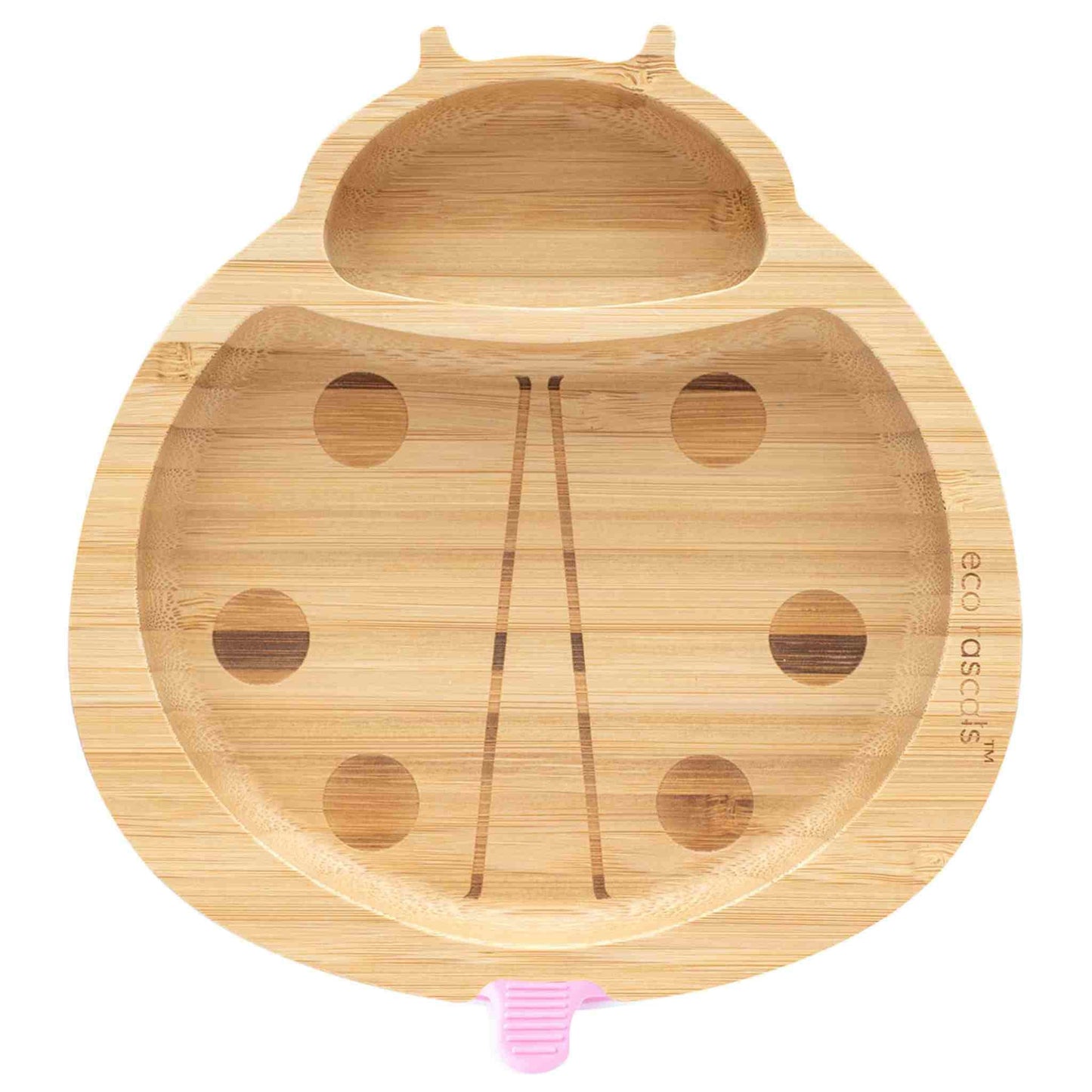 Eco Rascals Bamboo Suction Plate - Ladybird