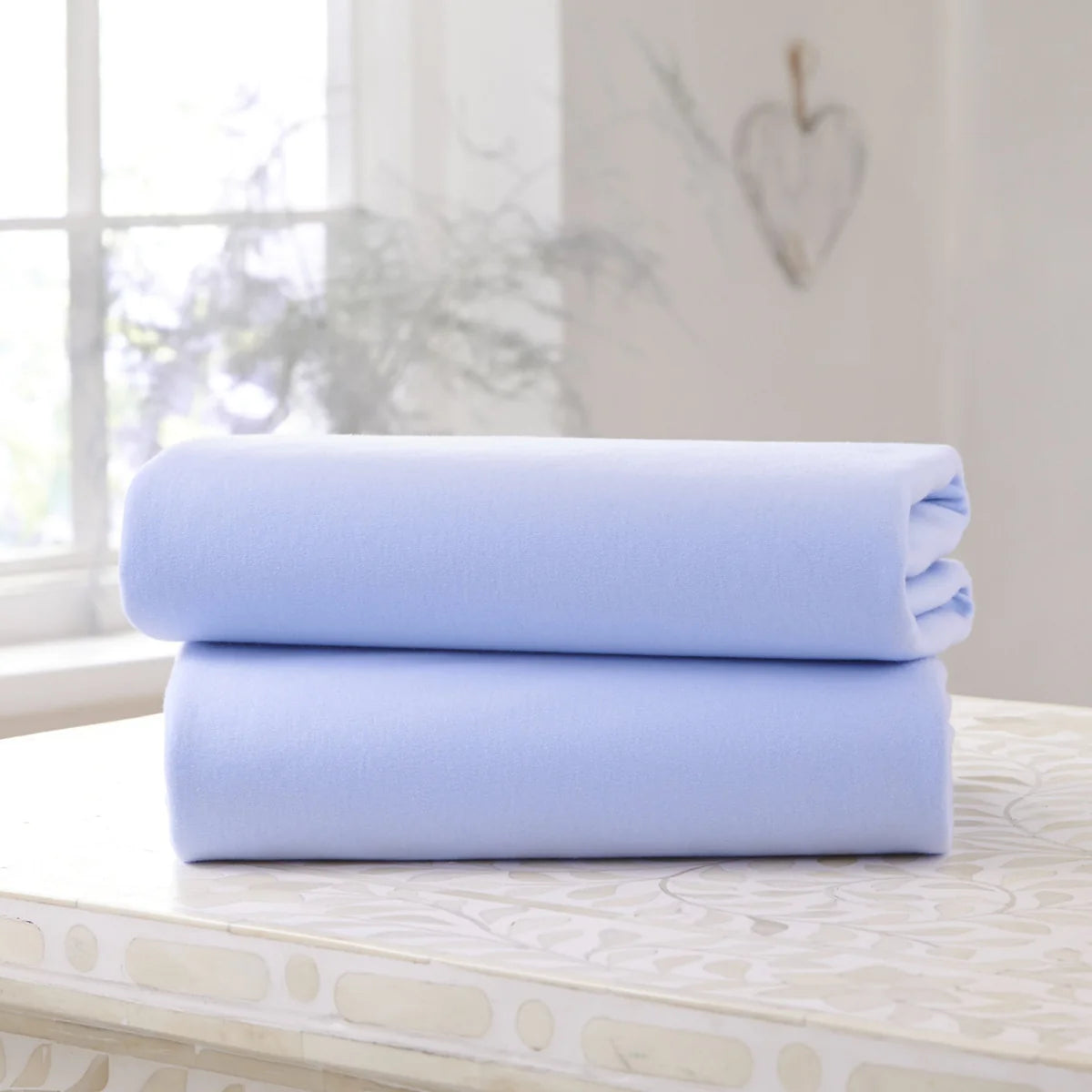 Clair de Lune Moses Basket Sheets (2 Pack) - 74 x 30 cm