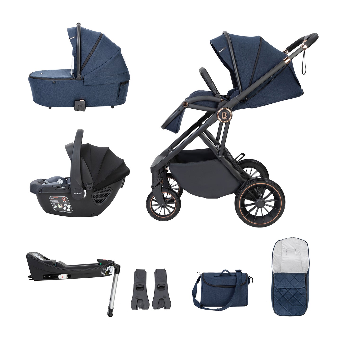 Babymore Chia Travel System Coco with Base