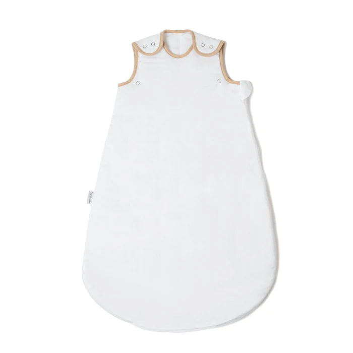 Clair de Lune Bedtime Bundle: Organic Wicker Basket with Rocking Stand, Mattress Protector, Sheet, Sleeping Bag & Cellular Blanket
