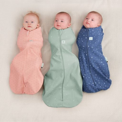 ErgoPouch - Organic All Year Cocoon Swaddle Sleeping Bag - Sage - 1.0 TOG