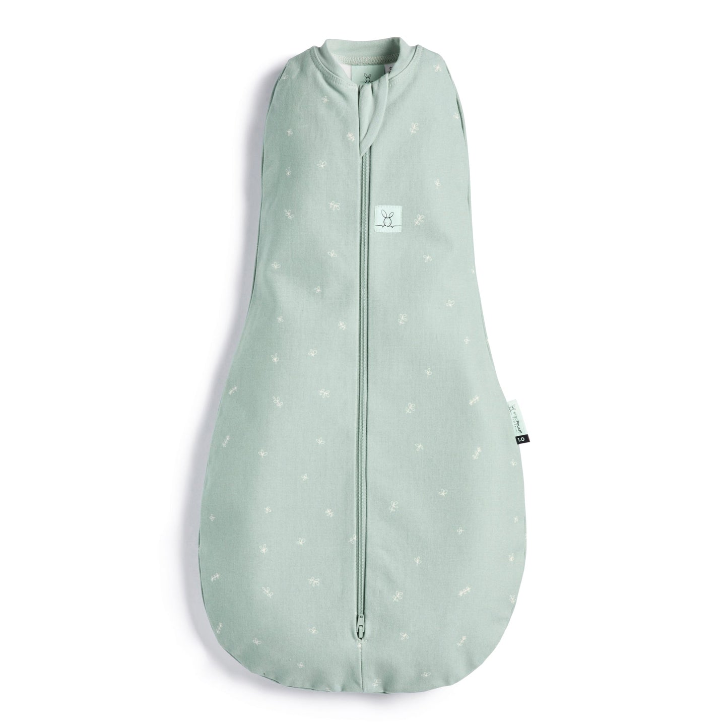 ErgoPouch - Organic All Year Cocoon Swaddle Sleeping Bag - Sage - 1.0 TOG