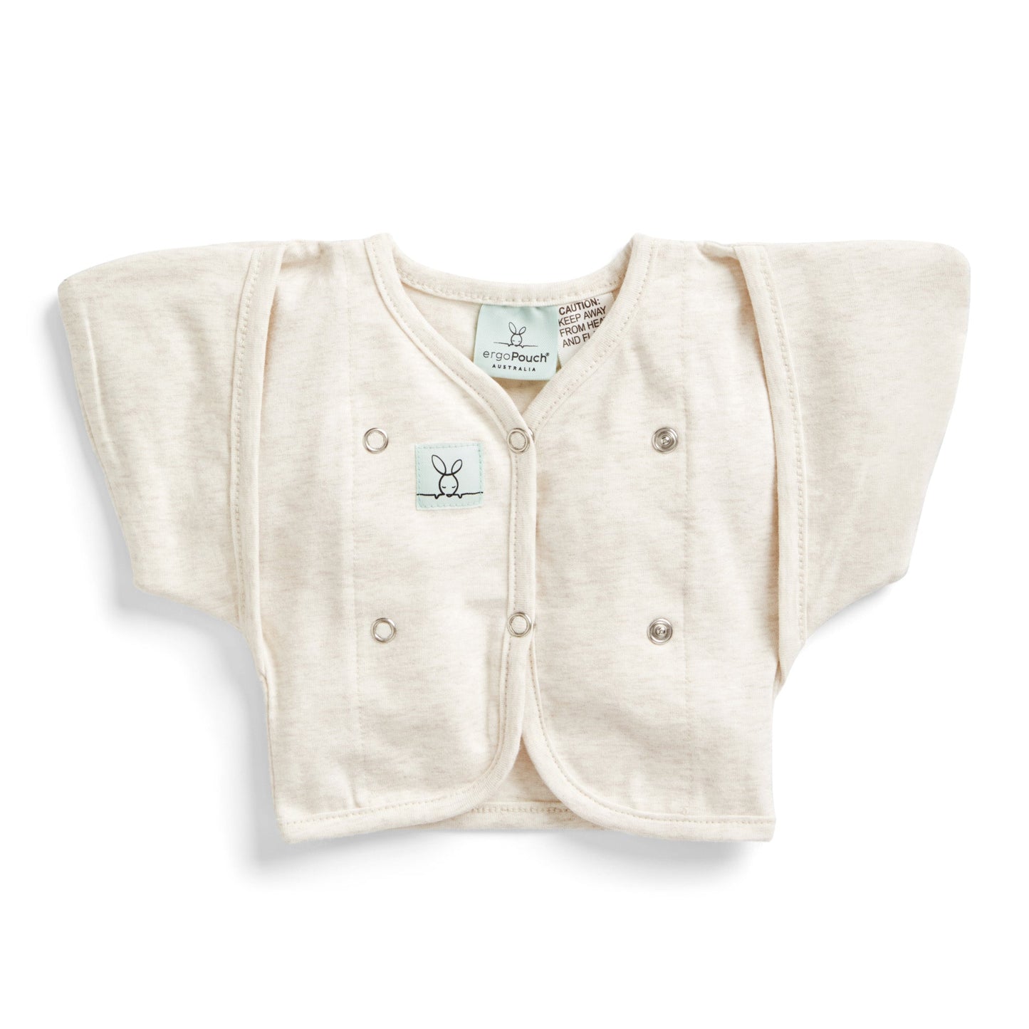 ErgoPouch - Organic Short Sleeved Butterfly Sleep Swaddle Cardi - 0.2 TOG