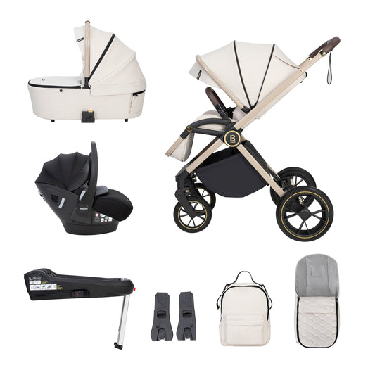 Babymore Kai Travel System Pecan with Base