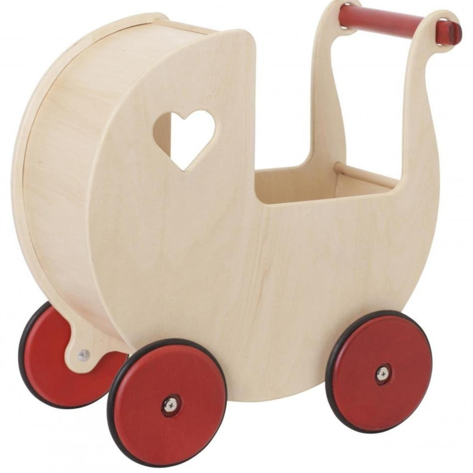 Moover Dolls Pram with Birch Veneer Construction The Younger Years