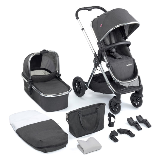 Babymore Memore V2 Pram & Pushchair 11 Piece