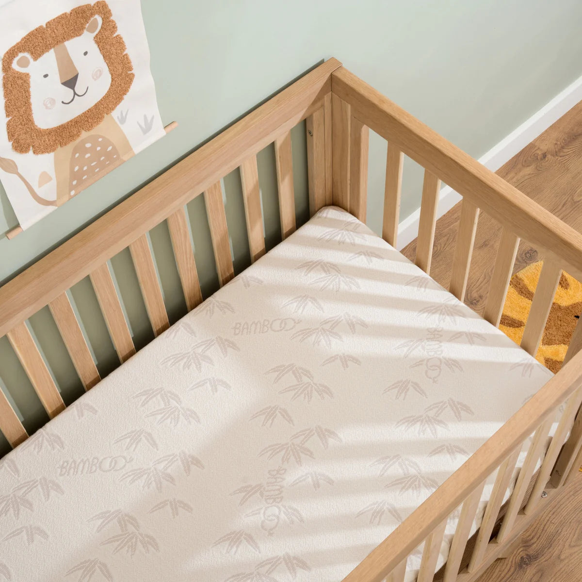 Clair de Lune Premium Bamboo Pocket Sprung Cot Bed Mattress (140 x 70 cm)