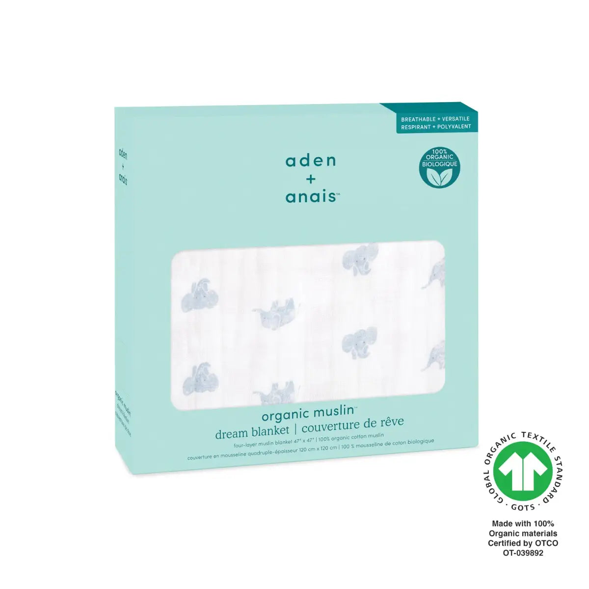 aden + anais Dream Blanket Organic Cotton Muslin