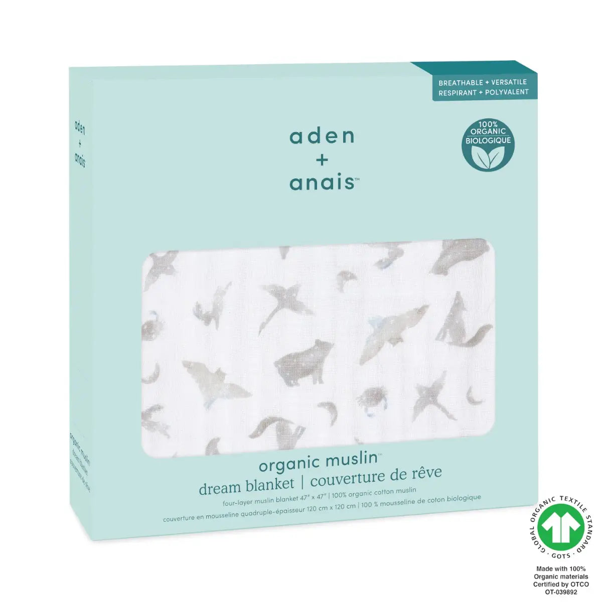 aden + anais Dream Blanket Organic Cotton Muslin